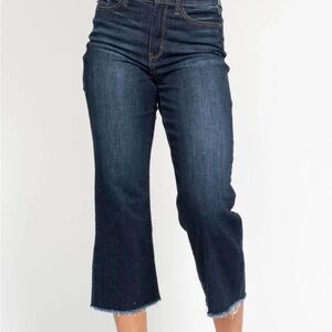 Judy Blue Dark Indigo Cropped Jeans 9/29